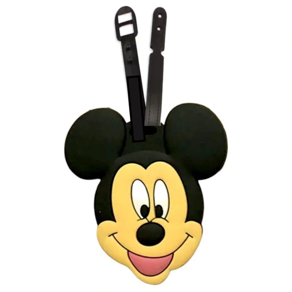 NWT 3D luggage tag 3D Mickey Mouse PVC and silicone Disney